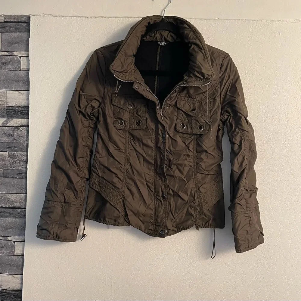 RAZA green utility jacket - Picture 2 of 14
